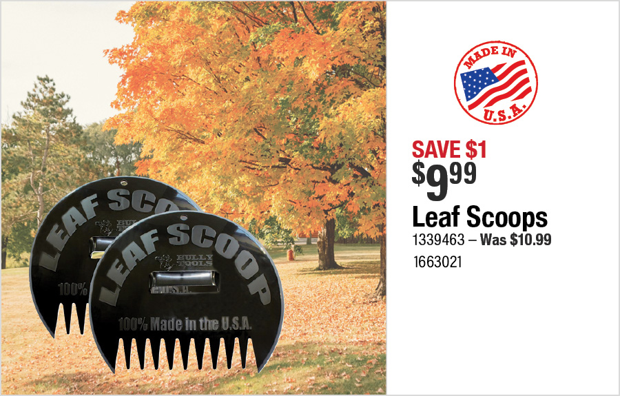 Leaf Scoops